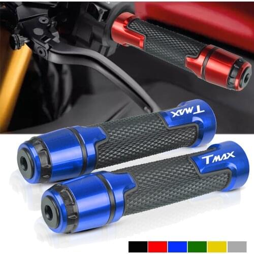 For YAMAHA TMax 500 TMax 530 7/8'' 22mm Motorcycle knobs Anti-Skid scooter Handle ends Grips Bar Hand Handlebar With TMAX
