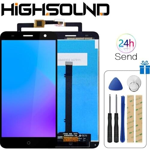 For ZTE Blade V7 LCD Display + Touch Screen Digitizer Assembly Replacement For ZTE Blade V7 Phone With Frame+Tools