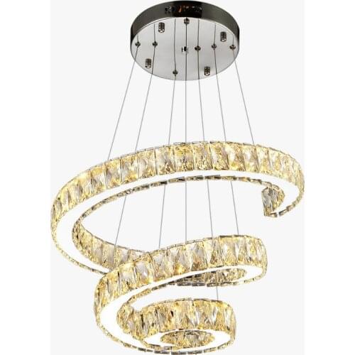 European luxury led crystal lamp modern chandelier restaurant bar table lamp creative round shape lamps ZP4161038