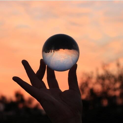 Extramly Transparent Photography Crystal Ball FengShui Globe Divination Quartz Glass bola de cristal Ball Home Decor Sphere