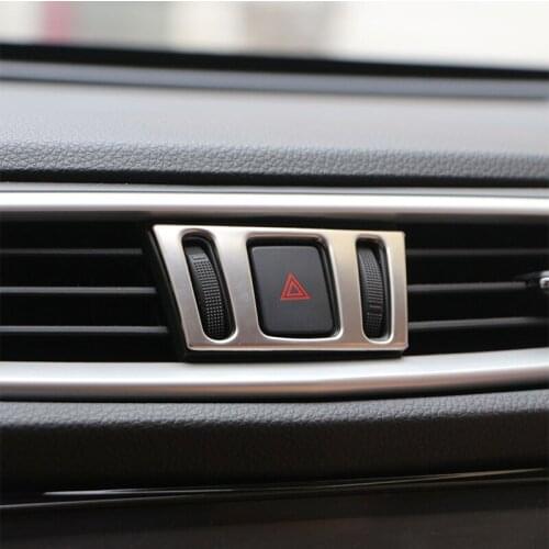 My Good Car Chrome Centre Console Air Vent Outlet Cover Trim For Nissan X-TRAIL Xtrail X trail T32 2013+ Qashqai J11 2014