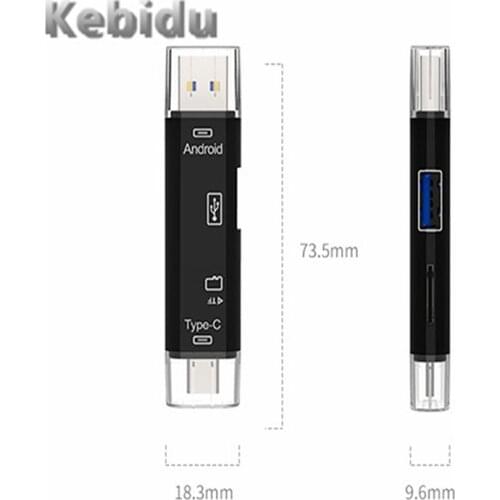 All In 1 Usb 3.1 Card Reader High Speed SD TF Micro SD Card Reader Type C USB C Memory Card Reader OTG Card Reader for Android