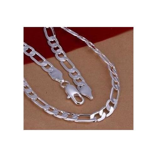 N051 Wholesale Shining Necklaces For Women Silver Color 925 Fashion Fashion Jewelry 10mm Necklace /abtaitaa Abxaitea