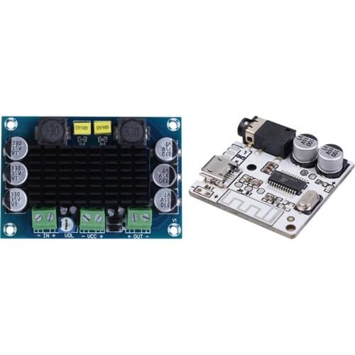 DC 12V-24V TPA3116 D2 100W Mono Channel Digital Audio Power Amplifier Board Car & Diy Bluetooth Audio Receiver Board