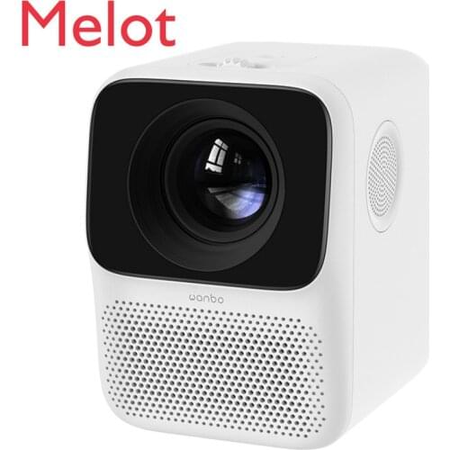 Projector Home Small Wall Projection Mini Portable Bedroom Smart Home Theater 1080P Wireless HD Projector with Mobile Phone WiFi