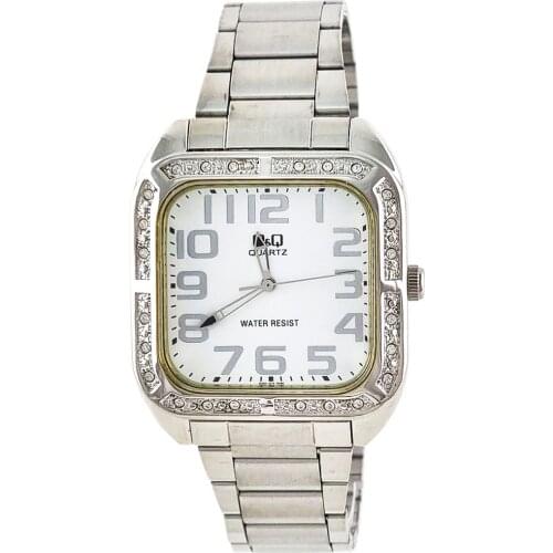 Q & Q by Citizen woman with zircon Japan Moviment