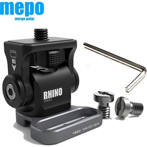 Adjustable Damping Head M3 Wrench Adjustable DSLR Camera Monitor Ballhead Wire Winder Holder Clip Camera Cage Rig Cable Adapter