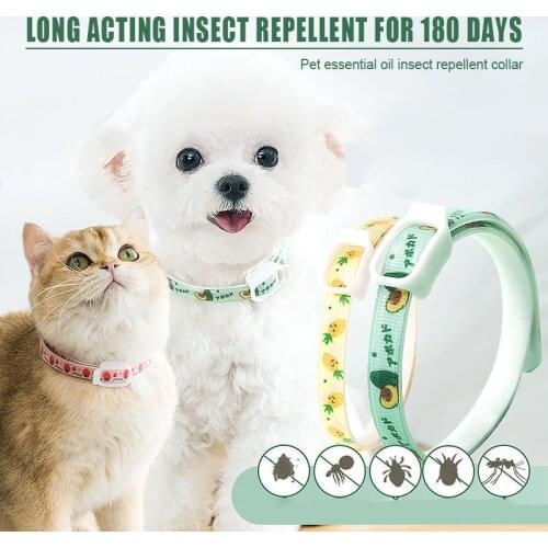 Adjustable Pet Deworming Collar Pet Dog Flea Collar Pet Dog Cat Anti Flea Tick Flea Collar Mosquito Insect Collar Pet Supplies