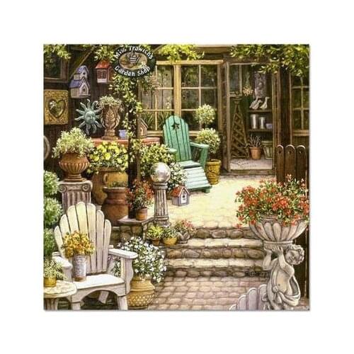 Needlework,DIY Cross Stitch,Sets For Embroidery kits, 14CT Flowers door Spring