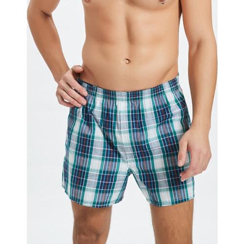 Underpants Boxers Cotton Men Underwear Mens Panties Underpants Soft Stretchy Cotton Blended Loose Elastic Men Panties for Home