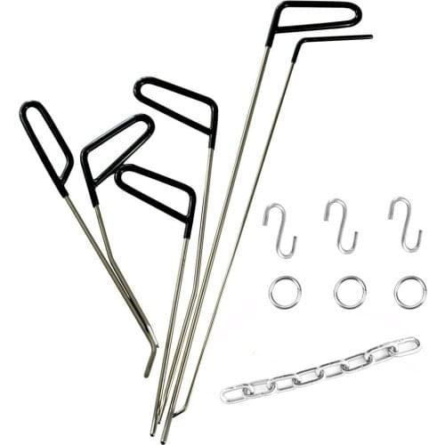 Dent Remove Hooks New Quality Hooks Rods Paintless Dent Removal Car Repair Kit Tools Door Dent Ding Hail Removal
