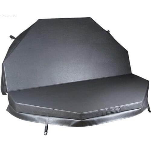 Octagon shape, Grey color , size 186 x 186 cm, and 10 cm thicknes