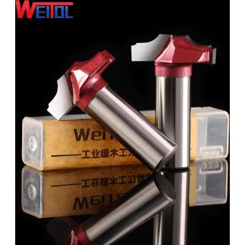 Weitol free shipping 1pcs 1/2*30mm tungsten steel milling cutter Classical plunge router bits classical pattern bits