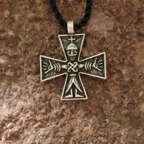 10pcs wholesale cross pagan pendant men Crucifix necklace combining Germanic and Byzantine forms century Scandinavian necklace