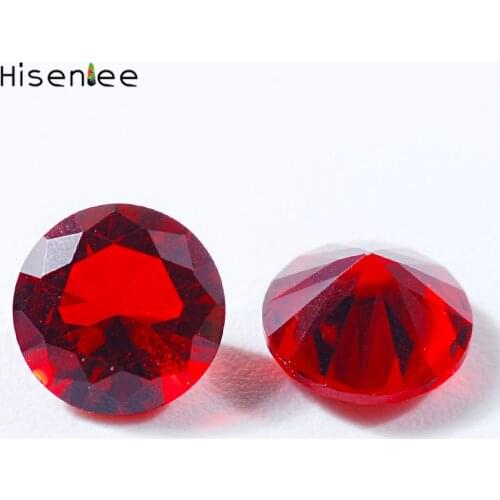 6MM 10PCS Fashion High Quality Cubic Crystal Zirconia Stone Transparent Colorful Dazzling Siam DIY Nail Art Jewelry Decoration