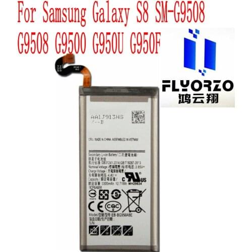 High Quality 3000mAh EB-BG950ABE Battery For Samsung Galaxy S8 SM-G9508 G9508 G9500 G950U G950F Mobile Phone