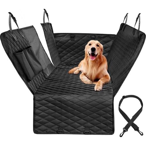 Car Pet Cushion Dog Seat Cover For Rear Seat Waterproof Anti-dirty Pet Dog Travel Mat Carrier Dog Car Hammock Cushion Protector