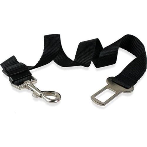 On Sale Pet Dog Cat Car Seat Belt Adjustable Harness Seatbelt Lead Leash for Small Medium Dogs Travel Clip Pet Supplies