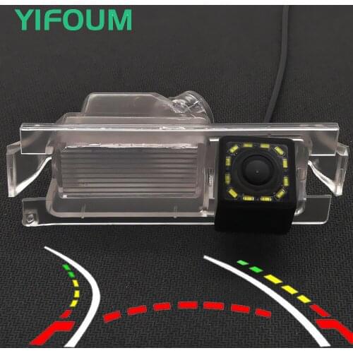 AHD Fisheye Dynamic Trajectory Car Rear View Wireless Camera For Hyundai Accent Solaris Verna I30/Kia K2 Rio Ceed Hatchback