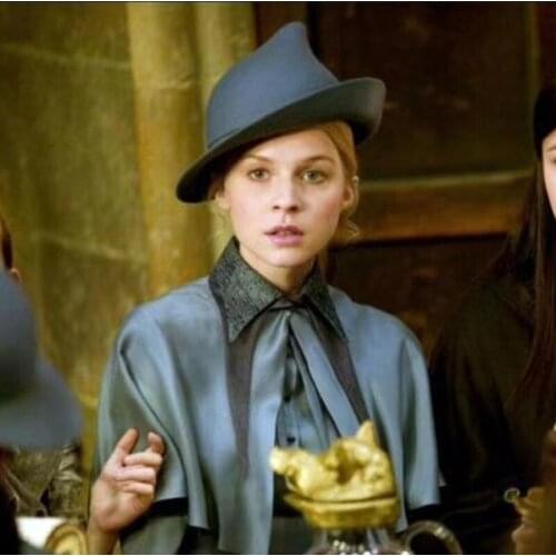 Brand Winter Fashion Wool Magic Hat for Women Black Gray Color Cosplay Party Dress derby Curl Hat Felt Female Bowler Hat