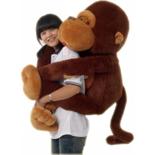 Fancytrader 2015 New 51'' / 130cm Super Cute Soft Giant Plush Animal Gorilla Toy, Cute Decoration Toy, Free Shipping FT50126