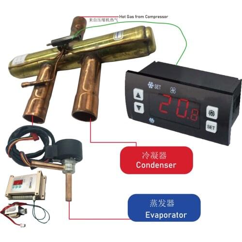Compact size Solenoid valve switches on/off liquid refrigerant supply in appliances to protect compressor free from liquid shock