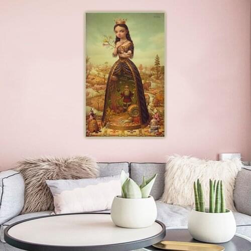 Citon Mark Ryden《The Creatrix》Canvas Art Oil painting Artwork Poster Picture Modern Wall Decor Home Living room Decoration