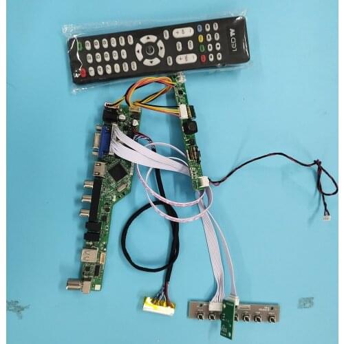 Kit for LM240WU8-SLD1 30pin 1920X1200 USB TV AV LCD Screen Panel VGA HDMI DIY CVBS Controller board LED LVDS 24"