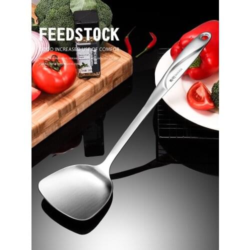 Thicken 304 stainless steel pot shovel stir-frying shovel spoon spoon leak kitchen set full home one