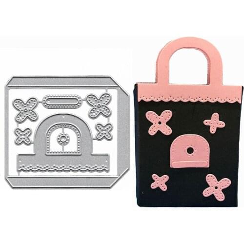 New Arrival Bag Metal Cutting Dies For Scrapbooking Album Decoration Embossing Stencil Template Card Making Die Metal Craft