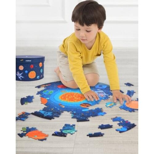 Mideer Children Space Walk Paper Puzzle 150pcs Exercise Thinking Ability DIY educational toys for 3-6 Years Old Kids Birthday Gi