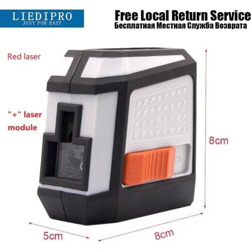 Mini Nivel Laser 2 Red Lines Laser Level 360 Rotary Self-leveling Cross Line Vertical Horizontal Line Laser Red Beam Lazer Leve