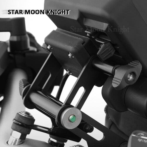 Motorcycle Adjustable Extend Stand Holder Phone Mobile Phone GPS Navigation Plate Bracket For YAMAHA Tenere 700 T7 T700 XT 700 Z