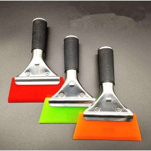 Tendon Soft Scraper Shovel Caulk Removal Tool Rubber Squeegee Wall Plaster Trowel Paint Filling Putty Knife Water Wiper Handled