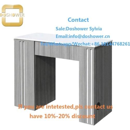 Acrylic nail set with manicure table and chair for marble manicure table