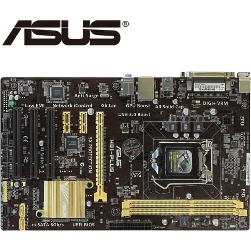 Asus H81-PLUS Desktop Motherboard H81 Socket LGA 1150 i3 i5 i7 DDR3 16G ATX UEFI BIOS Original Used Mainboard Hot Sale