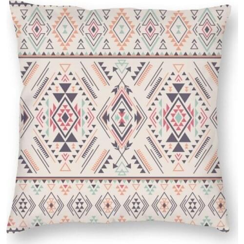Geometric Kilim Ikat Aztec Patern Cushion Cover Turkish Persian Tribal Throw Pillow Case for Car Fashion Pillowcase Decoration