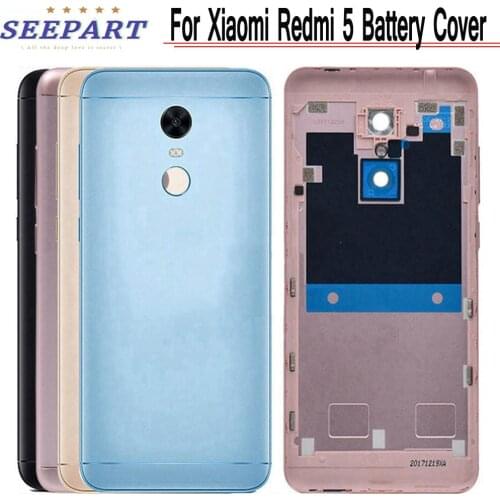 New Original Cover For Xiaomi Redmi 5 Battery Back Cover Housing Door Case Replacement Xiaomi Redmi 5 Plus Battery Cover