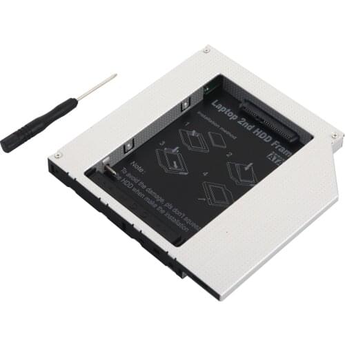 IDE to SATA 2nd HDD SSD Hard Drive Optical Caddy Frame Adapter for Asus A6000 (A6K) GMA-4082N