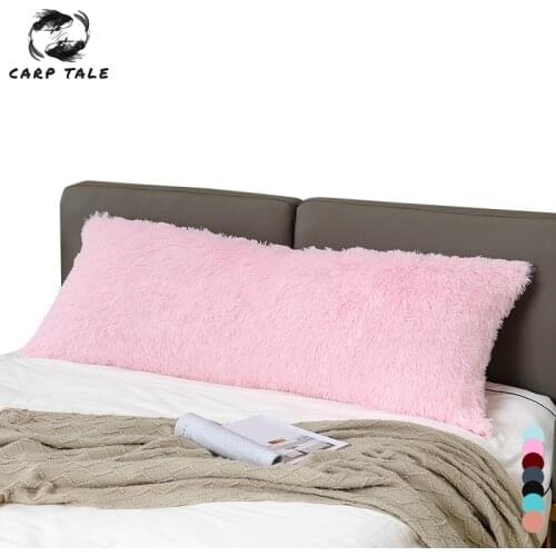Plush Pillowcase Home Decor Pillow Covers 53*148cm Living Room Bedroom Sofa Decorative Pillow Case Shaggy Fluffy Cushion Cover