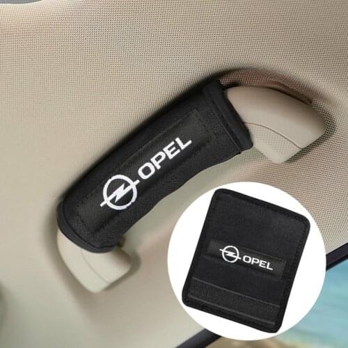 Car interior Car roof handle plush protective cover for Opel Astra H G J Insignia Mokka Zafira Corsa Vectra C D