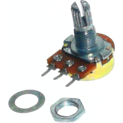 5PCS Wh148 3pin 6pin 15mm B1K B2k B5k B10k B20k B50k B100k B250k B500k B1m OHM Potentiometer