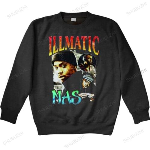 RARE!! NAS ILLMATIC Rapper Hip Hop Unisex Mens hoody All Size S-2XL drop shipping men autumn sweatshirt