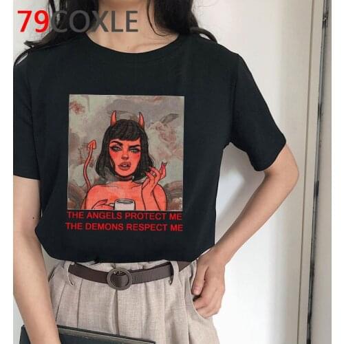 Satan Demon Death Scary Devil T Shirt Satanism Grim Reaper Baphomet T-shirt Satanist Horror Tshirt Hip Hop Top Tees