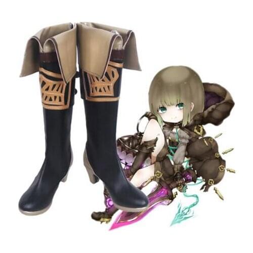 SINoAlice Breaker Hansel Gretel Retro Cosplay Shoes Boots Game Halloween Party Boots for Adult Women High Heel Shoes Accessories