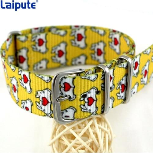 Sports Nato Fabric Nylon Watch Band 20mm Stainless Buckle Waterproof Watch Strap For Men Women