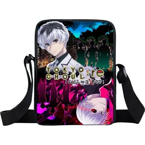 Anime Tokyo Ghoul Crossbody Bag Ladies Shoulder Bags Kaneki Ken Women Mini Messenger Bag Girls Small Satchel Organizer