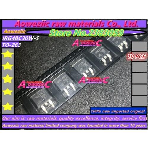 Aoweziic 100% new imported original IRG4BC30W-S G4BC30W-S IRG4BC30W-STRRPBF TO-263 Field effect transistor 31A 600V