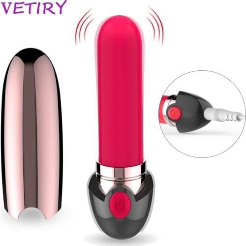 VETIRY Lipstick Vibrator 10 Speed Bullet Vibrator Sex Toys for Women Nipple Body G-spot Massage Magic Wand Clitoris Stimulator