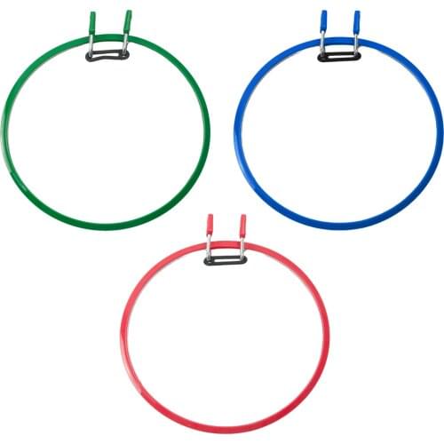 Embroidery Hoop Circle Cross Stitch Plastic Spring Tension Frame Art Needlework Crafts Sewing Supplies Tool Manual Accessories